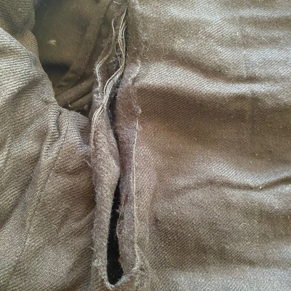 GIRLS JUICY COUTURE BOUCLE WOOL-BLEND JACKET SZ 10 NAVY/BLACK WITH GOLD DETAIL - Picture 16 of 16